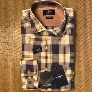 Hackett London, Plaid Long Sleeve Shirt.  Men’s Sz Medium.